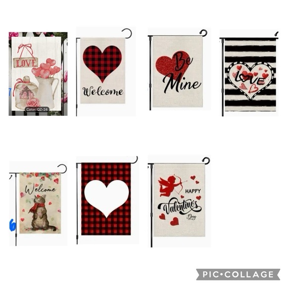 Valentine’s Day Garden Flag - Picture 1 of 8